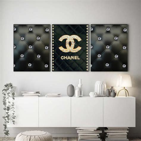 chanel art designs|chanel inspired wall art.